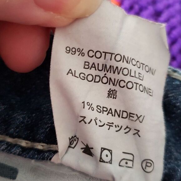 Silver Distressed Twisted Bootcut Jeans 30" x 33" - Picture 9 of 9